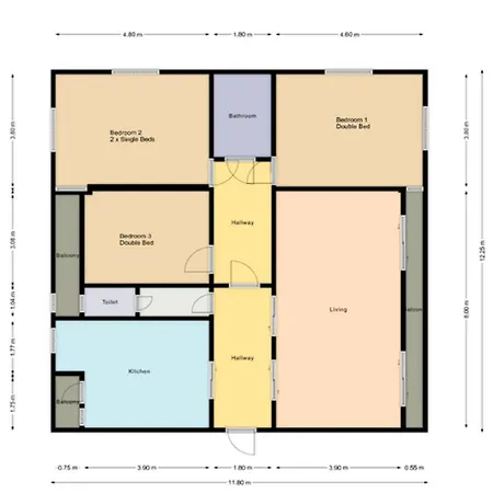 Apartmán Vibes - 3br Spacious Larnaca